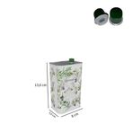 Sarkap 500 ml Beyaz Yeşil Zeytin Dobi Kapaklı Dekoratif Zeytinyağı Tenekesi