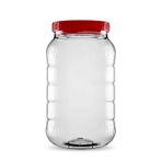 Sarkap 5000 ml Kırmızı Uzun Dilimli Pet Kavanoz