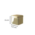 Sarkap 73x60 mm Gold Metal Kare Kutu