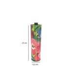 Sarkap 750 ml Dekoratif Karışık Çiçek Kapaklı Silindir Boş Zeytinyağı Tenekesi