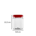 Sarkap 750 ml Kırmızı Silindir Pet Kavanoz