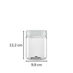 Sarkap 750 ml Şeffaf Silindir Pet Kavanoz
