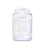 Sarkap 850 ml Köşeli Kapaksız Cam Kavanoz