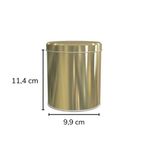Sarkap 99x114 mm Gold Metal Yuvarlak Kutu