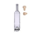 Sarkap Europe 750 ml Şeffaf Kapaklı Cam Zeytinyağı Şişesi Yağdanlık