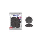 Sarkap Hijyenik Paketli 10 adet Kavanoz Kapağı – Gri Ekose Model – 82 mm