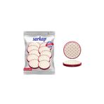 Sarkap Hijyenik Paketli 10 adet Kavanoz Kapağı – Kırmızı Kalp Krem – 82 mm