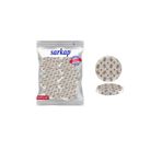 Sarkap Hijyenik Paketli 10 Adet Kavanoz Kapağı – Yılbaşı Seri – Beyaz Cookie 82 mm