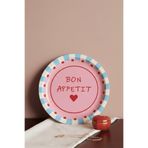Sarkap Home 34 cm Bon Appetit Mavi Metal Tepsi