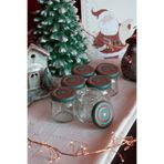 Sarkap Home Yeşil Wishes 6'lı 40 ml Cam Kavanoz