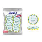 Sarkap Kavanoz Kapağı, 82mm, Hava Geçirmez, Sızdırmaz, Konserve için Uygun, 10'lu Paket (BellaVitaSarı)