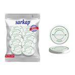 Sarkap Kavanoz Kapağı, 82mm, Hava Geçirmez, Sızdırmaz, Konserve için Uygun, 10'lu Paket (Healthy)