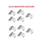 Sarkey Sr-180 180 Kg Manyetik Kilit 12/24V Dc Elektromanyetik Kapı Kilidi 10 Adet
