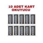 Sarkey SR-200 Mf Mifare Kartlı ve Şifreli Geçiş Sistemi Metal Kasa Rfıd Kart Okuyucu 13.56 Mhz - 10 ADET