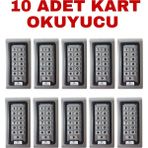 Sarkey SR-200 Mf-W IP68 Su Geçirmez Mifare Kartlı ve Şifreli Geçiş Sistemi Rfıd Kart Okuyucu 13.56 Mhz - 10 ADET
