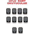 Sarkey SR-202 Em-W Proximity Kart Okuyucu IP68 Şifreli Metal Kasa 2000 Kullanıcı Kapasiteli 125KHZ - 10 ADET