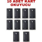 Sarkey SR-204 Em Max Kartlı ve Şifreli Geçiş Sistemi Proximity Rfıd Kart Okuyucu 125 Khz 12/24V Ac/dc - 10 ADET