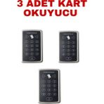 Sarkey SR-204 Em Max Kartlı ve Şifreli Geçiş Sistemi Proximity Rfıd Kart Okuyucu 125 Khz 12/24V Ac/dc - 3 ADET