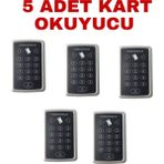 Sarkey SR-204 Em Proximity Kart Okuyucu 125 Khz Şifreli Geçiş Kontrol Sistemi 1000 Kullanıcı - 5 ADET