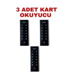 Sarkey SR-205 Em Kartlı ve Şifreli Geçiş Sistemi Proximity Rfıd Kart Okuyucu 125 Khz - 3 ADET