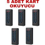 Sarkey SR-206 Em-W IP68 Su Geçirmez Kartlı ve Şifreli Geçiş Sistemi Proximity Rfıd Kart Okuyucu 125 Khz - 5 ADET