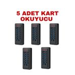 Sarkey SR-206 Em-W IP68 Su Geçirmez Kartlı ve Şifreli Geçiş Sistemi Proximity Rfıd Kart Okuyucu 125 Khz - 5 ADET