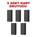 Sarkey SR-207 Em-W IP68 Rfıd Proximity Kart Okuyucu 125 Khz 10.000 Kullanıcı Kapasiteli Dış Ortam Geçiş Sistemi - 5 ADET