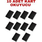 Sarkey SR-208 Em Kartlı ve Şifreli Geçiş Sistemi Rfıd Proximity Kart Okuyucu 125 Khz 2000 Kullanıcı - 10 ADET