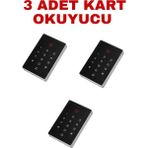 Sarkey SR-208 Em Kartlı ve Şifreli Geçiş Sistemi Rfıd Proximity Kart Okuyucu 125 Khz 2000 Kullanıcı - 3 ADET