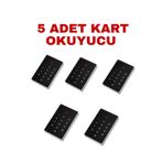 Sarkey SR-208 Em Kartlı ve Şifreli Geçiş Sistemi Rfıd Proximity Kart Okuyucu 125 Khz 2000 Kullanıcı - 5 ADET
