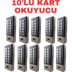 Sarkey SR-211 Em-W Parmak Izi Kart Okuyucu 125 Khz IP68 Şifreli Biyometrik Geçiş Kontrol Sistemi 10000 Kullanıcı - 10 ADET