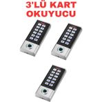 Sarkey SR-211 Mf Biyometrik Mifare Kart Okuyucu Parmak Izi Şifreli Geçiş Kontrol Sistemi 10000 Kullanıcı - 3 ADET