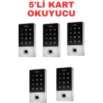 Sarkey SR-212 Em-W Parmak Izi Kart Okuyucu 125 Khz IP68 Dokunmatik Şifreli Biyometrik Geçiş Kontrol Sistemi 10000 Kullanıcı - 5 ADET