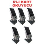 Sarkey SR-212 Mf Parmak Izi Kart Okuyucu 13.56 Mhz Dokunmatik Şifreli Biyometrik Geçiş Kontrol Sistemi 10000 Kullanıcı - 5 ADET