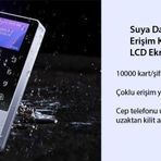 SARKEY SR-214 LCD EM-W Stand Alone, Dış Ortam (IP68), LCD Ekran, Metal Kasa, 12-24 V DC Besleme Voltajı, Proximity Kart Okuyucu (125 Khz)