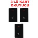 Sarkey SR-215 Em 10.000 Kullanıcılı Proximity Kart Okuyucu 125 Khz Standalone - 3 ADET