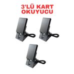 Sarkey Sr-220 Em Usb Proximity Kart Okuyucu 125 Khz Masaüstü Rfıd Kart Okuyucu Tak Çalıştır 3 Adet