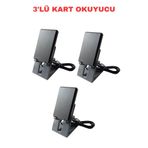 Sarkey Sr-220 Mf Usb Mifare Kart Okuyucu 13.56 Mhz Masaüstü Rfıd Kart Okuyucu Tak Çalıştır 3 Adet