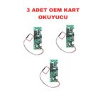 Sarkey Sr-230 Em Oem Proximity Kart Okuyucu Modülü 125 Khz Wiegand Out Rfıd Okuyucu 3 Adet