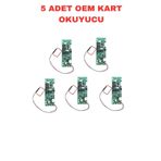 Sarkey Sr-230 Em Oem Proximity Kart Okuyucu Modülü 125 Khz Wiegand Out Rfıd Okuyucu 5 Adet