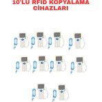 Sarkey SR-631 Rfıd Kart Kopyalama Cihazı Çift Frekans 125 Khz ve 13.56 Mhz Mifare Proximity Kart Klonlama Cihazı - 10 ADET