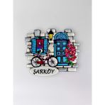 Şarköy Temalı Polyester Kabartmalı Magnet 7 X 6,5 Cm – Şehir Magneti Dekoratif Hediyelik Buzdolabı Süsü (Kod:1245)