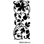 Sarmal Çiçek Desenleri Stencil Süsleme Ve Boyama Kalıbı