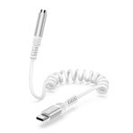 Sarmal USB C - 3,5 mm Kulaklık Jakı Adaptörü, Tip C - Aux Dişi Ses Dongle Kablosu iPhone 16e 15 Pro Samsung S25 S24 S23 A56 A55 A36 Plus, Pro, Max, iPad'den Jack Dongle Adaptörüne Uyumlu