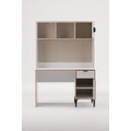 Sarmobi Arden Raflı Çalışma Masası - 173x123x60 - Beyaz