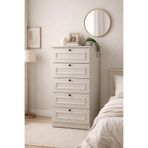 SARMOBİ Mira 5 Çekmeceli Şifonyer/Çamaşırlık 52x105x43 cm Aytaşı – Country Tasarım