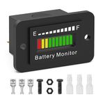 SAROAD 12 V 24 36 48 60 72 LED Pil Monitör Ölçer Pil Yakıt Göstergesi Göstergesi Siyah