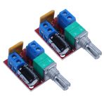 SAROAD 2X Mini DC Motor PWM Hız Regülatörü 3V 6V 12V 24V 35VDC 90W 5A DC Motor Şalteri LED Kısıcı