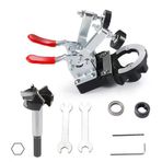 SAROAD 35mm Concealed Cabinet Door Hinge Mounting Jig,Hinge Hole Drilling Tool,Hinge Hole Locator, Cabinet Hinge Drill Bit