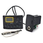 SAROAD 4 Band EQ Ekolayzer -3 Akustik Gitar Bas EQ Preamp Dijital Tuner Gitar Pickup ile